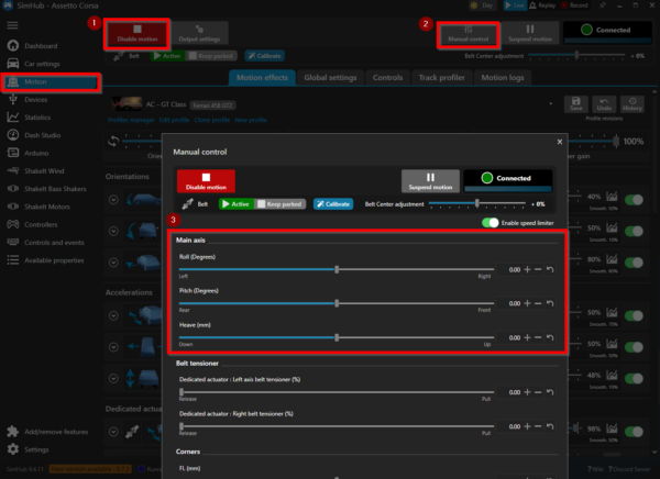 Simhub Setup – Reactor – Full Motion Upgrade for your Simulator